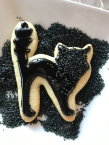 Black and White Halloween Cookies